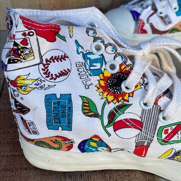 Nicole Miller | Shoes | Vintage Nicole Miller Pop Art Retro Lace Up